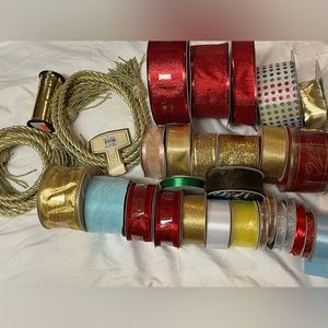 Lot of new & used ribbon